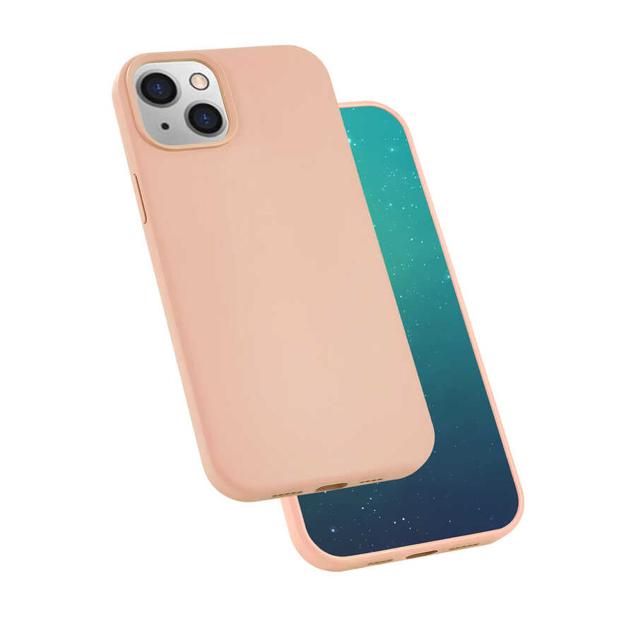Apple iPhone 13 Mini Uyumlu Kılıf Zore Silk Silikon