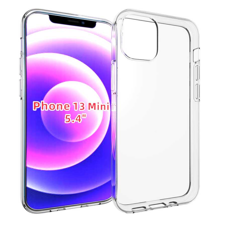 Apple iPhone 13 Mini Uyumlu Kılıf Zore Süper Silikon Kapak