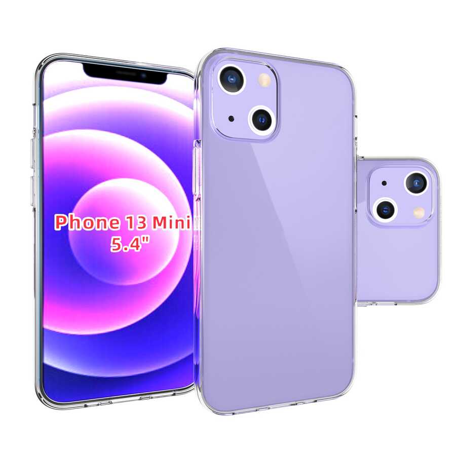 Apple iPhone 13 Mini Uyumlu Kılıf Zore Süper Silikon Kapak