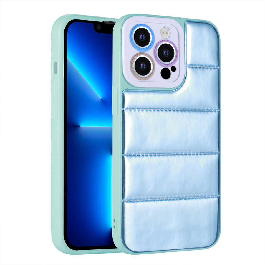 Apple iPhone 13 Pro Uyumlu Kılıf Kamera Korumalı Airbagli Renkli Zore Seksek Kapak