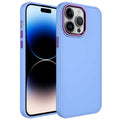 Apple iPhone 13 Pro Uyumlu Kılıf Metal Çerçeve ve Buton Tasarımlı Silikon Zore Luna Kapak