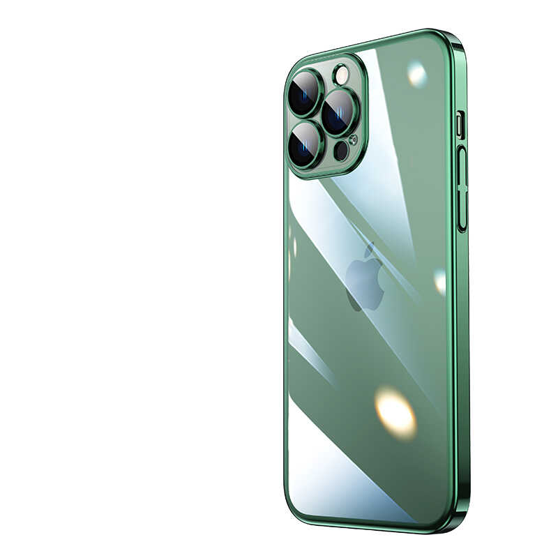 Apple iPhone 13 Pro Uyumlu Kılıf Sert PC Renkli Çerçeveli Zore Riksos Kapak