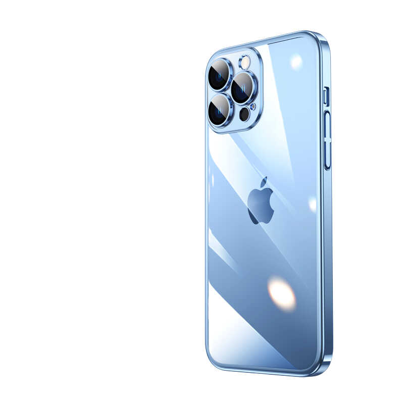 Apple iPhone 13 Pro Uyumlu Kılıf Sert PC Renkli Çerçeveli Zore Riksos Kapak