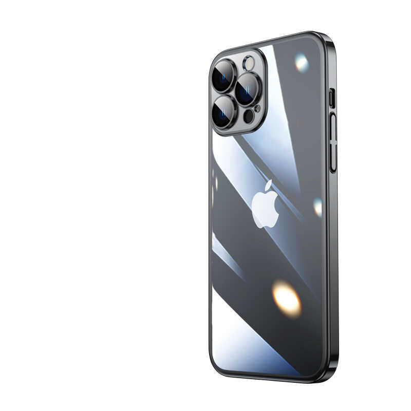 Apple iPhone 13 Pro Uyumlu Kılıf Sert PC Renkli Çerçeveli Zore Riksos Kapak