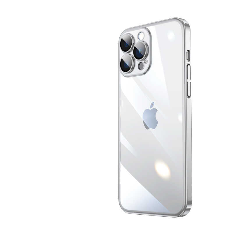 Apple iPhone 13 Pro Uyumlu Kılıf Sert PC Renkli Çerçeveli Zore Riksos Kapak