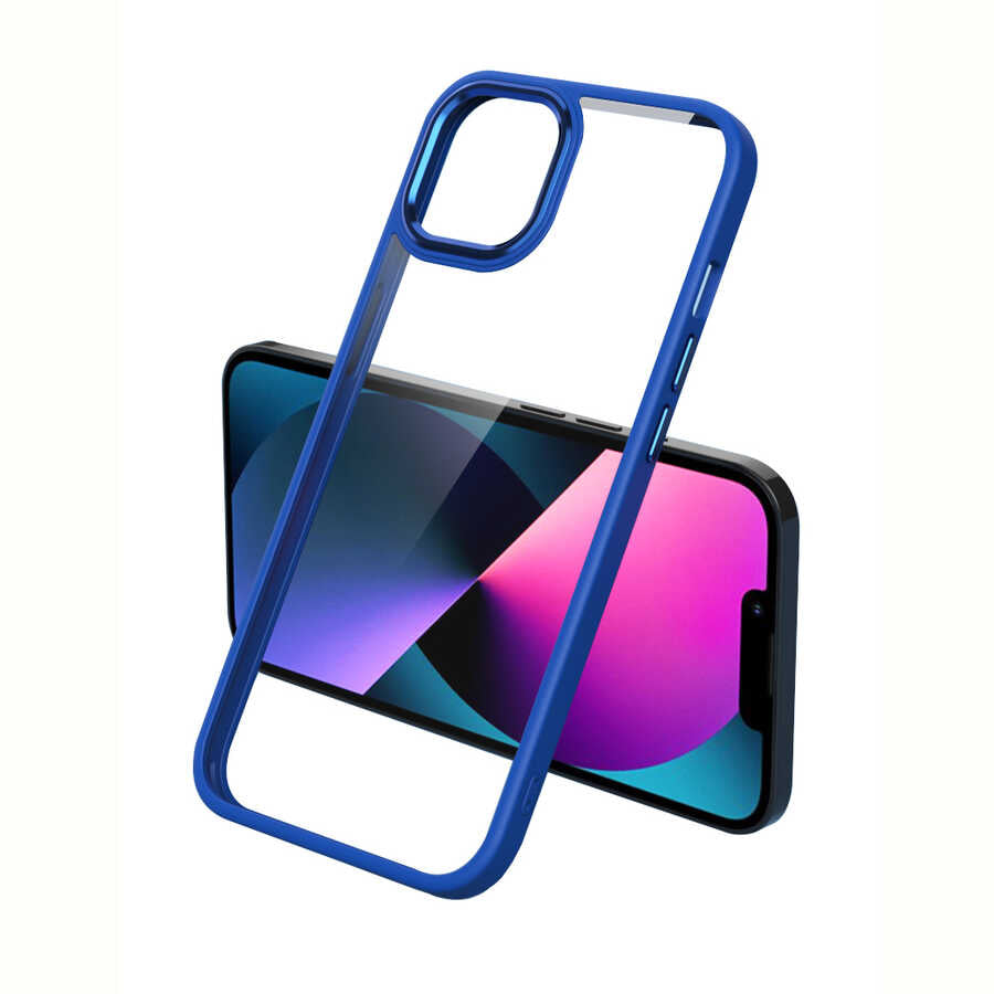 Apple iPhone 13 Pro Uyumlu Kılıf Zore Krom Kapak