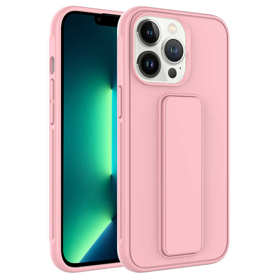 Apple iPhone 13 Pro Uyumlu Kılıf Zore Qstand Kapak