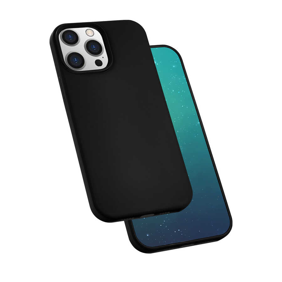 Apple iPhone 13 Pro Uyumlu Kılıf Zore Silk Silikon
