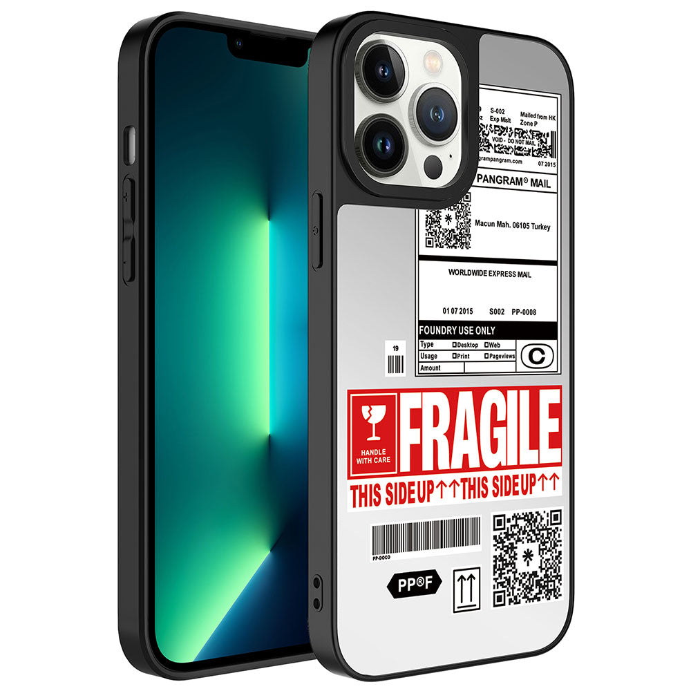 Apple iPhone 13 Pro Max Uyumlu Kılıf Aynalı Desenli Kamera Korumalı Parlak Zore Mirror Kapak