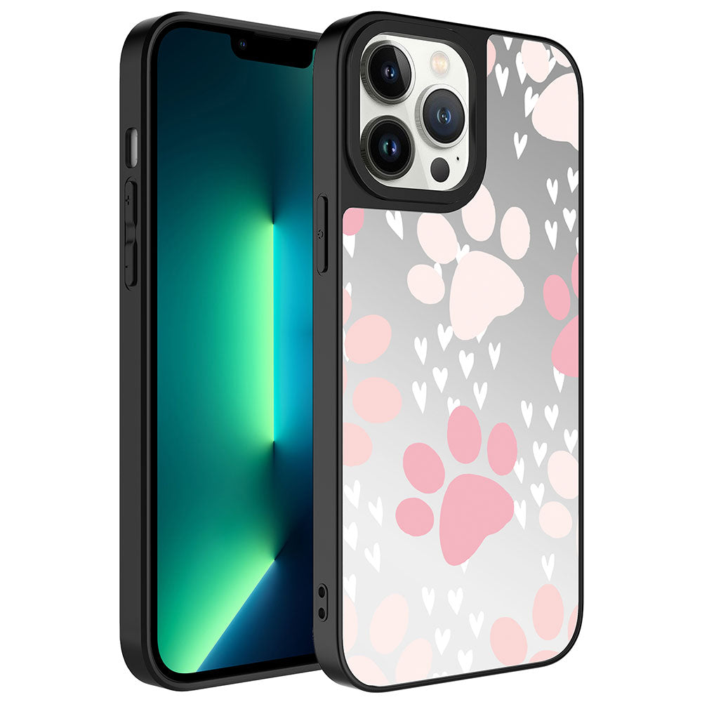 Apple iPhone 13 Pro Max Uyumlu Kılıf Aynalı Desenli Kamera Korumalı Parlak Zore Mirror Kapak