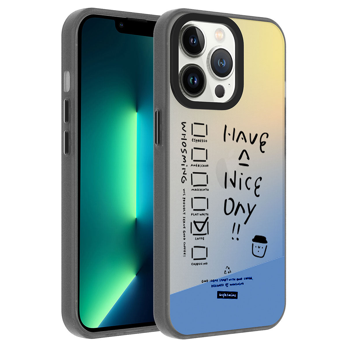 Apple iPhone 13 Pro Max Uyumlu Kılıf Desenli Zore Dragon Sert Kapak