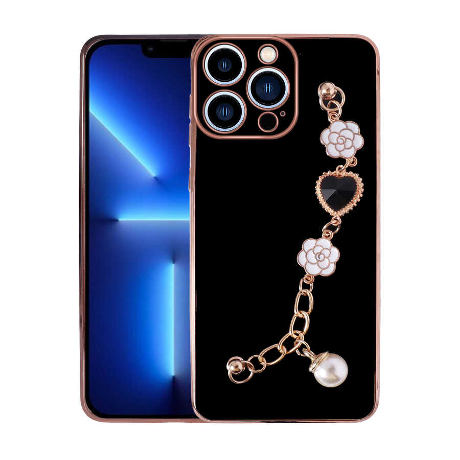 Apple iPhone 13 Pro Max Uyumlu Kılıf El Tutamaçlı Kamera Korumalı Zore Taka Silikon Kapak