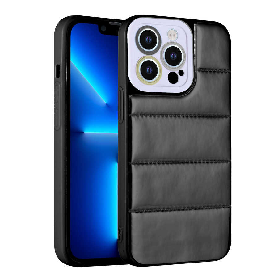 Apple iPhone 13 Pro Max Uyumlu Kılıf Kamera Korumalı Airbagli Renkli Zore Seksek Kapak