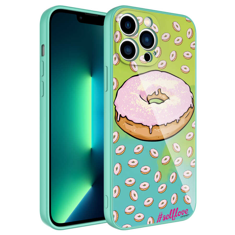 Apple iPhone 13 Pro Max Uyumlu Kılıf Kamera Korumalı Desenli Sert Silikon Zore Epoksi Kapak