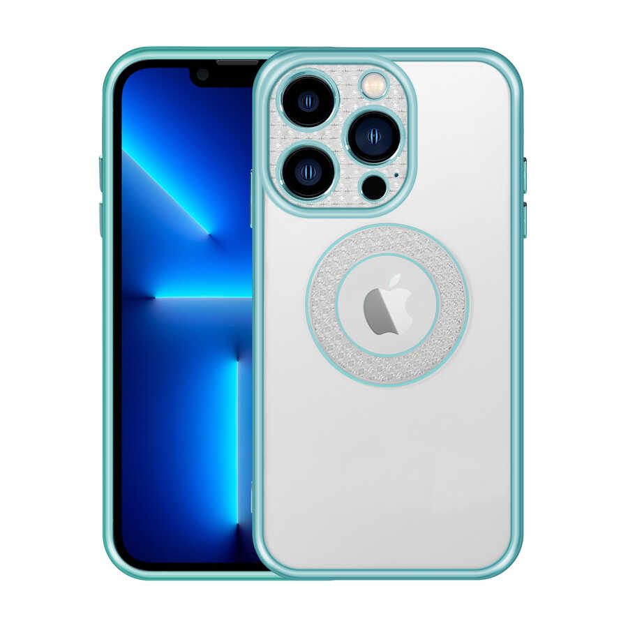 Apple iPhone 13 Pro Max Uyumlu Kılıf Kamera Korumalı Logo Gösteren Zore Esta Kapak