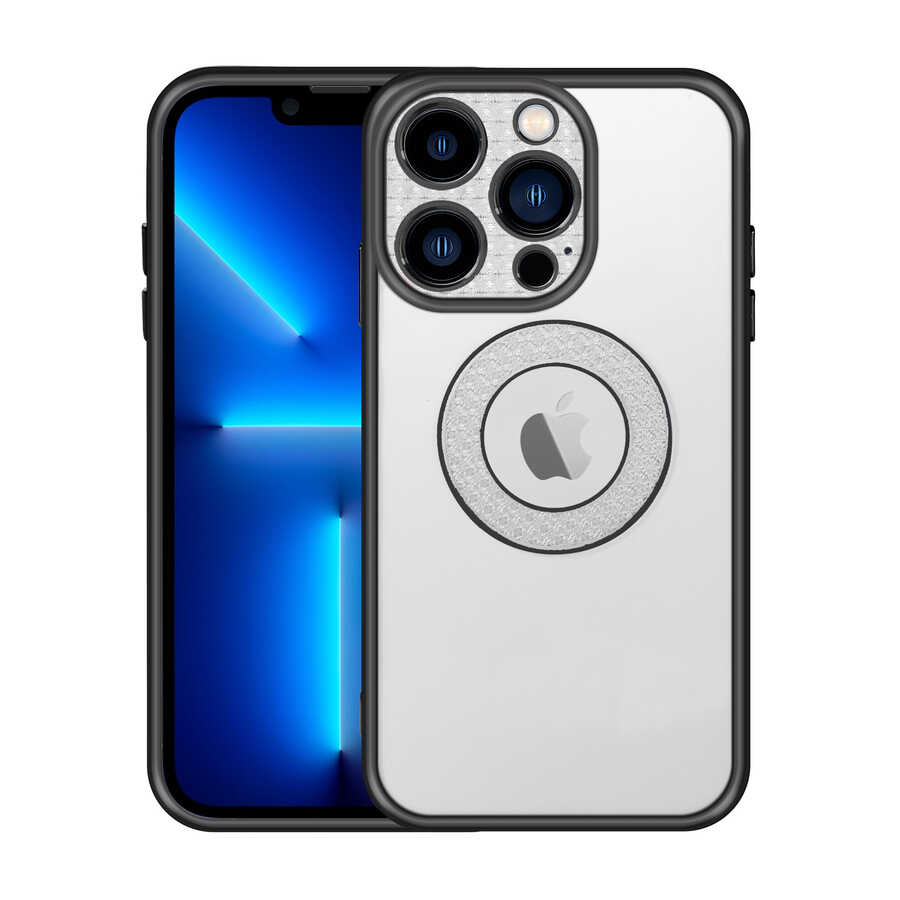 Apple iPhone 13 Pro Max Uyumlu Kılıf Kamera Korumalı Logo Gösteren Zore Esta Kapak