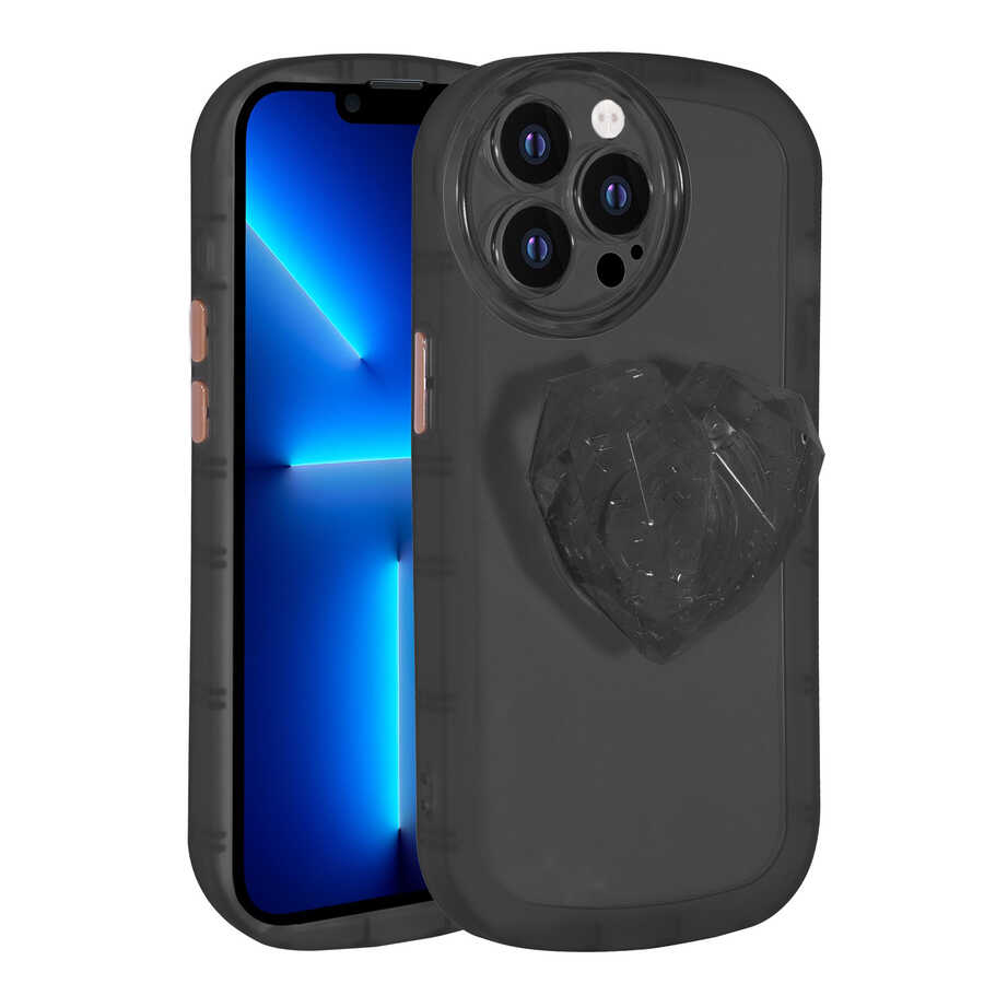 Apple iPhone 13 Pro Max Uyumlu Kılıf Kamera Korumalı Pop Soketli Renkli Zore Ofro Kapak