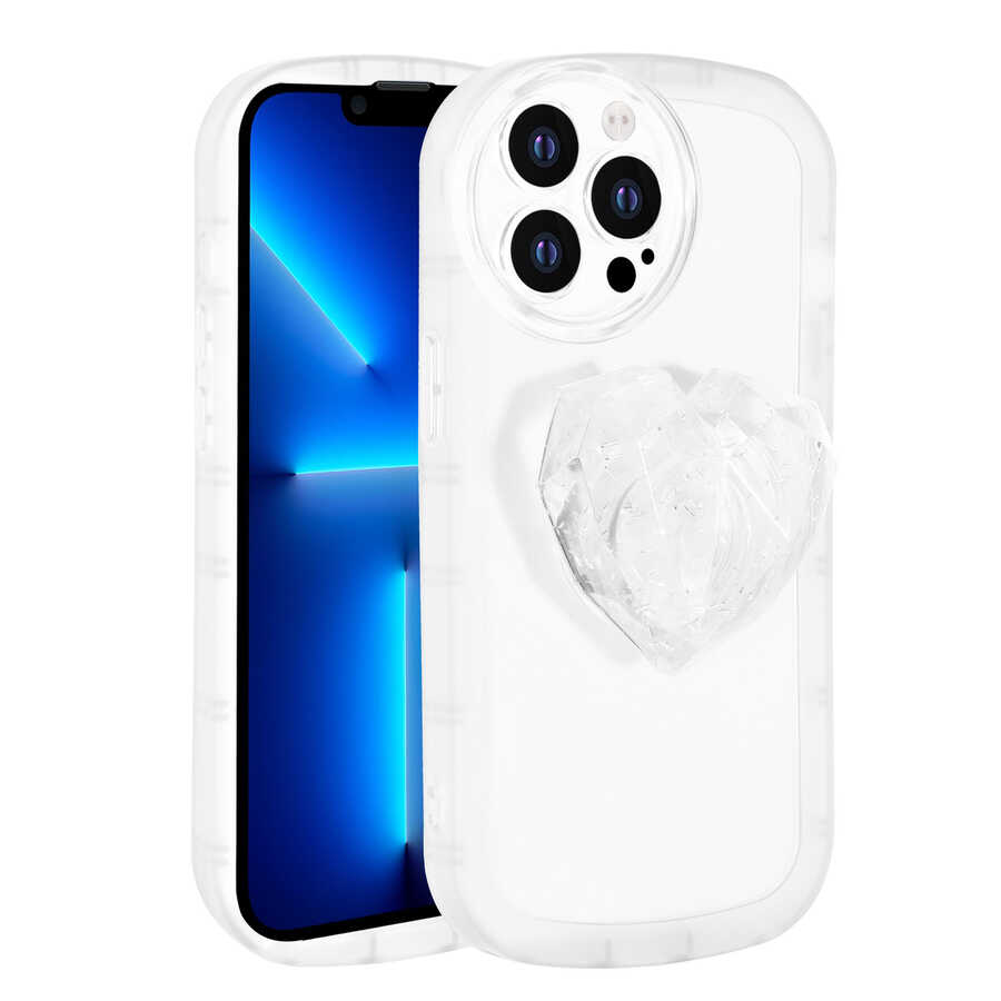 Apple iPhone 13 Pro Max Uyumlu Kılıf Kamera Korumalı Pop Soketli Renkli Zore Ofro Kapak