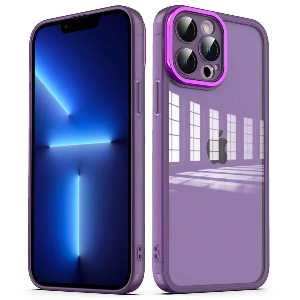 Apple iPhone 13 Pro Max Uyumlu Kılıf Kamera Korumalı Transparan Zore Post Kapak