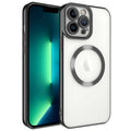 Apple iPhone 13 Pro Max Uyumlu Kılıf M-safe Wireless Şarj Özellikli Zore Setro Silikon