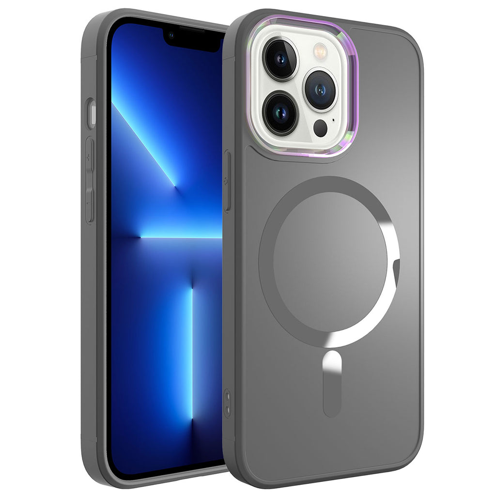 Apple iPhone 13 Pro Max Uyumlu Kılıf M-safe Wireless Şarj Özellikli Zore Stil Kapak