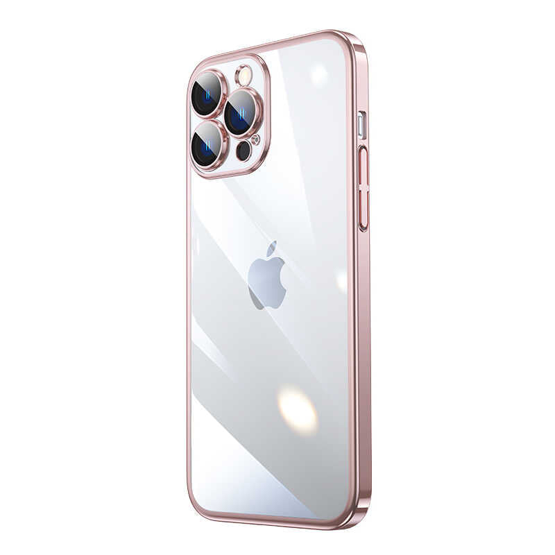 Apple iPhone 13 Pro Max Uyumlu Kılıf Sert PC Renkli Çerçeveli Zore Riksos Kapak