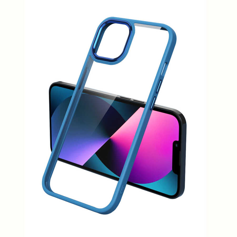 Apple iPhone 13 Pro Max Uyumlu Kılıf Zore Krom Kapak