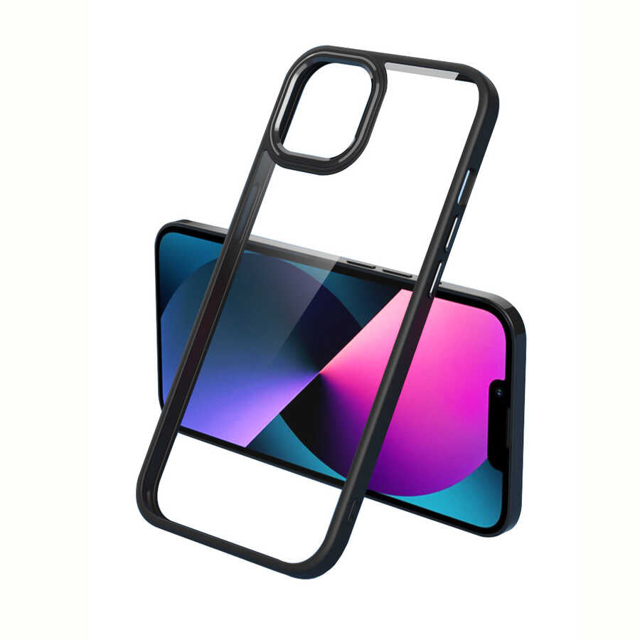 Apple iPhone 13 Pro Max Uyumlu Kılıf Zore Krom Kapak