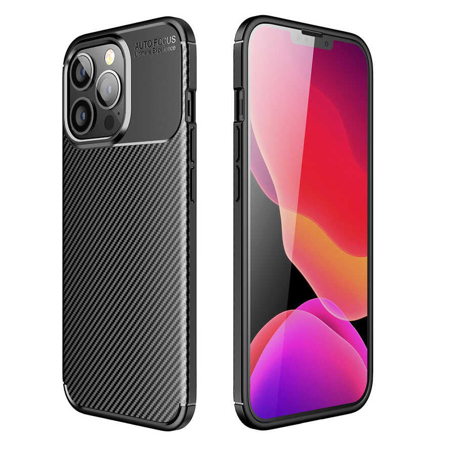 Apple iPhone 13 Pro Max Uyumlu Kılıf Zore Negro Silikon Kapak