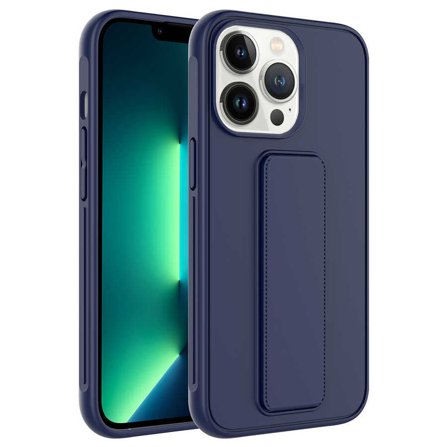 Apple iPhone 13 Pro Max Uyumlu Kılıf Zore Qstand Kapak