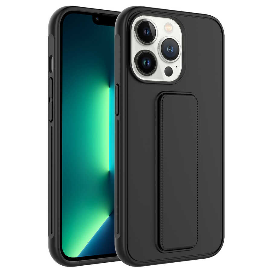 Apple iPhone 13 Pro Max Uyumlu Kılıf Zore Qstand Kapak
