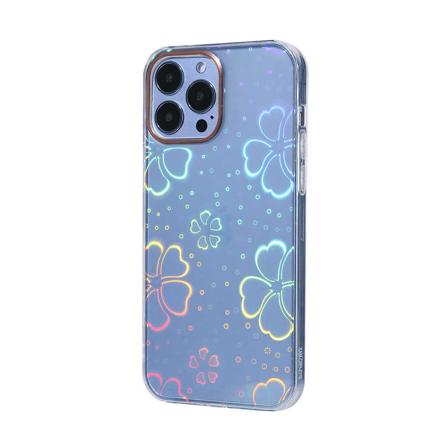 Apple iPhone 13 Pro Max Uyumlu Kılıf Zore Sidney Desenli Sert Kapak