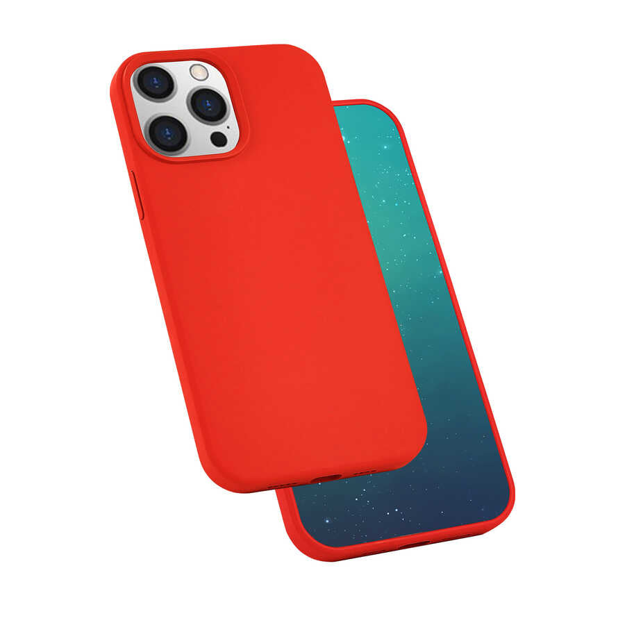 Apple iPhone 13 Pro Max Uyumlu Kılıf Zore Silk Silikon