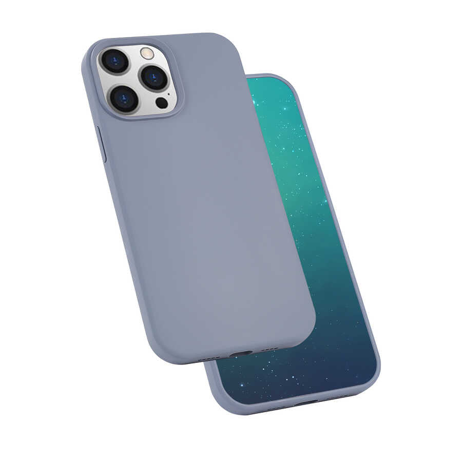 Apple iPhone 13 Pro Max Uyumlu Kılıf Zore Silk Silikon