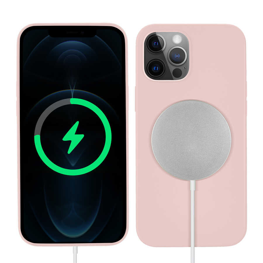 Apple iPhone 13 Pro Max Uyumlu Kılıf Zore Silksafe Wireless Kapak
