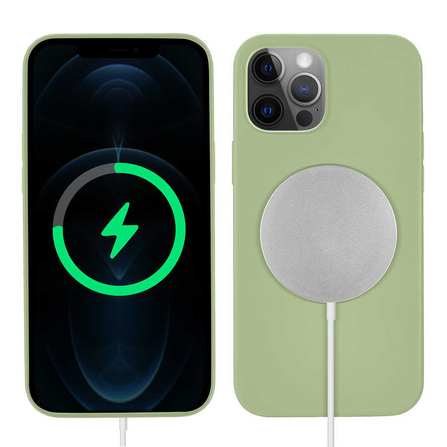 Apple iPhone 13 Pro Max Uyumlu Kılıf Zore Silksafe Wireless Kapak