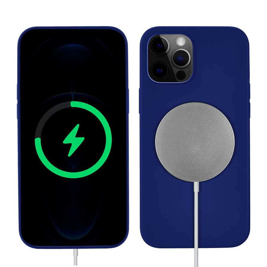 Apple iPhone 13 Pro Max Uyumlu Kılıf Zore Silksafe Wireless Kapak