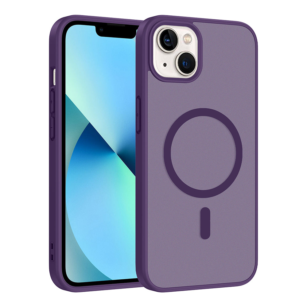 Apple iPhone 14 Kılıf M-safe Şarj Özellikli Zore Babet Kapak