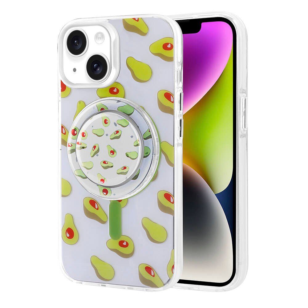 Apple iPhone 14 Uyumlu Kılıf M-safe Şarj Özellikli Tak-Çıkar Pop Soketli Zore Tiktok Kapak