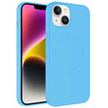Apple iPhone 14 Uyumlu Kılıf M-safe Wireless Şarj Özellikli Pastel Renk Silikon Zore Plas Kapak