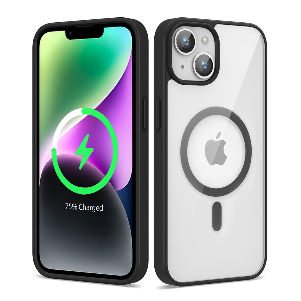 Apple iPhone 14 Uyumlu Kılıf M-safe Wireless Şarj Özellikli Silikon Zore Ege Kapak