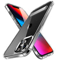 Apple iPhone 14 Uyumlu Kılıf Standlı Şeffaf Silikon Zore L-Stand Kapak