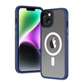 Apple iPhone 14 Uyumlu Kılıf Wireless Şarj Özellikli Zore Hibrit M-safe Kapak
