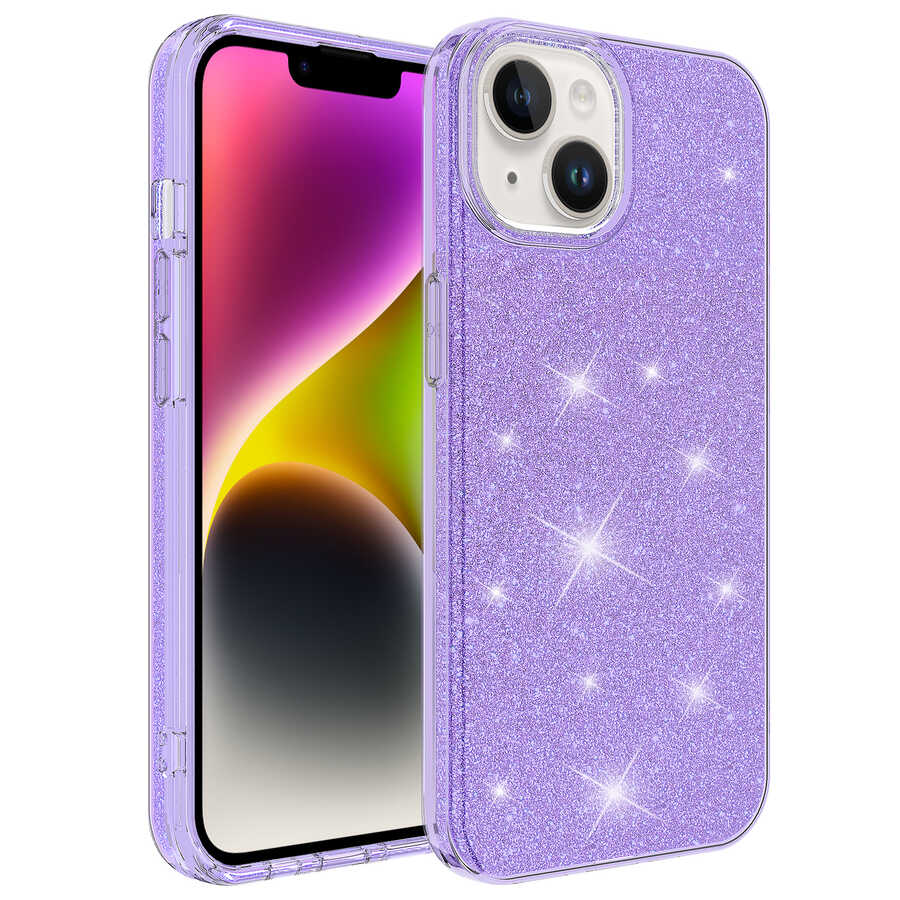 Apple iPhone 14 Uyumlu Kılıf Zore Shining Silikon