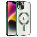 Apple iPhone 14 Plus Uyumlu Kılıf Kamera Korumalı M-safe Wireless Şarj Özellikli Zore Demre Kapak