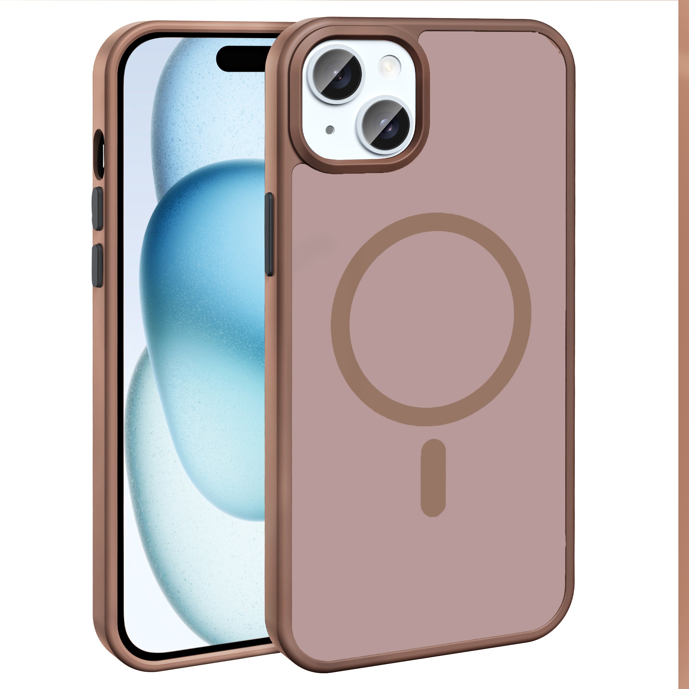 Apple iPhone 14 Plus Uyumlu Kılıf M-safe Şarj Özellikli Mat Arka Yüzey Zore Sio Kapak