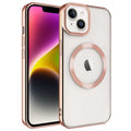 Apple iPhone 14 Plus Uyumlu Kılıf M-safe Wireless Şarj Özellikli Zore Setro Silikon