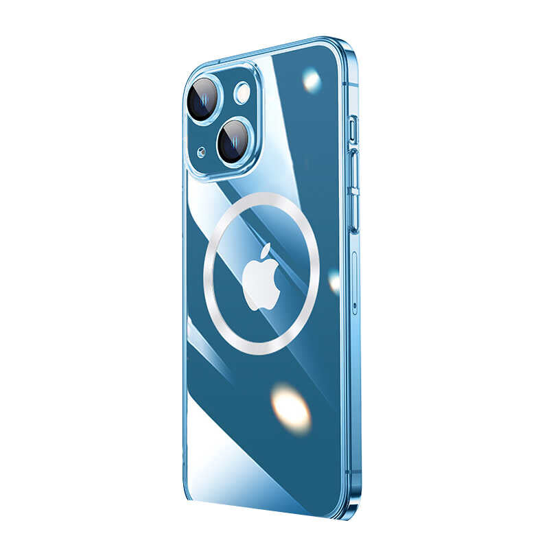 Apple iPhone 14 Plus Uyumlu Kılıf Wireless Şarj Özellikli Sert PC Zore Riksos M-safe Kapak