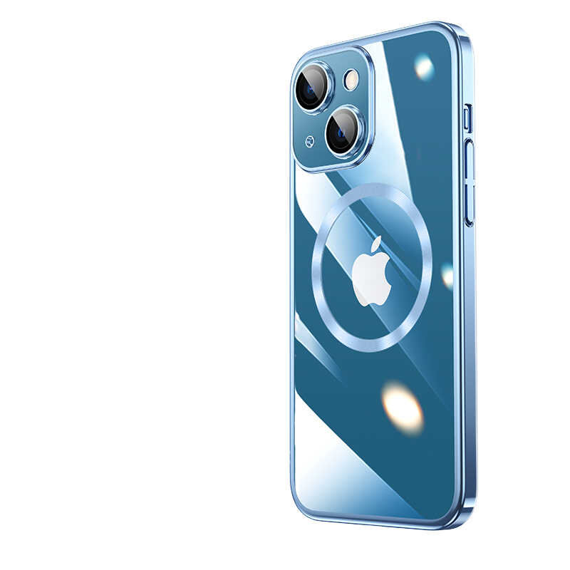 Apple iPhone 14 Plus Uyumlu Kılıf Wireless Şarj Özellikli Sert PC Zore Riksos M-safe Kapak