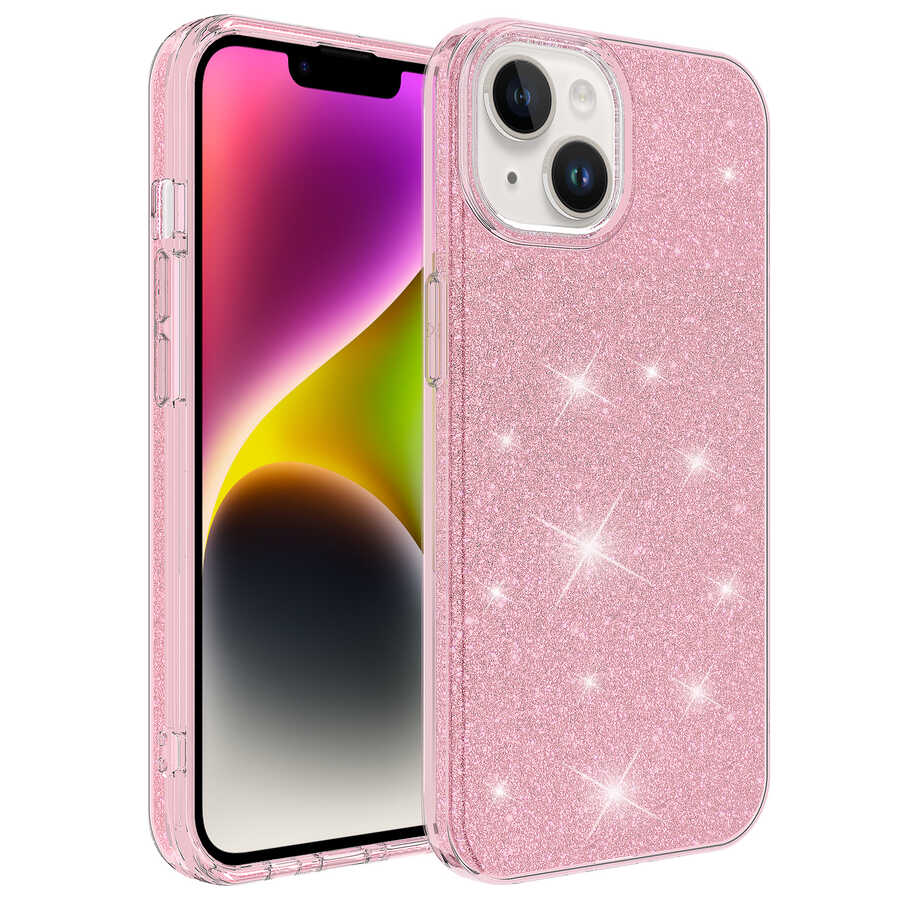 Apple iPhone 14 Plus Uyumlu Kılıf Zore Shining Silikon